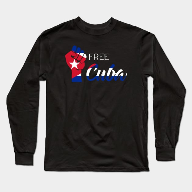 Free Cuba Long Sleeve T-Shirt by valentinahramov